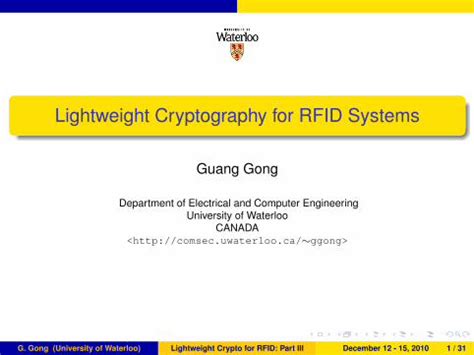 lightweight cryptography for rfid tags pdf|lightweight cryptography.